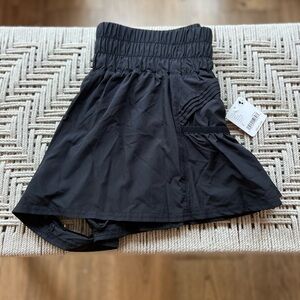 Free People Movement FP GET YOUR FLIRT ON SHORT in BLACK